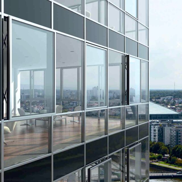 AWS 114 PAF opening facade window
