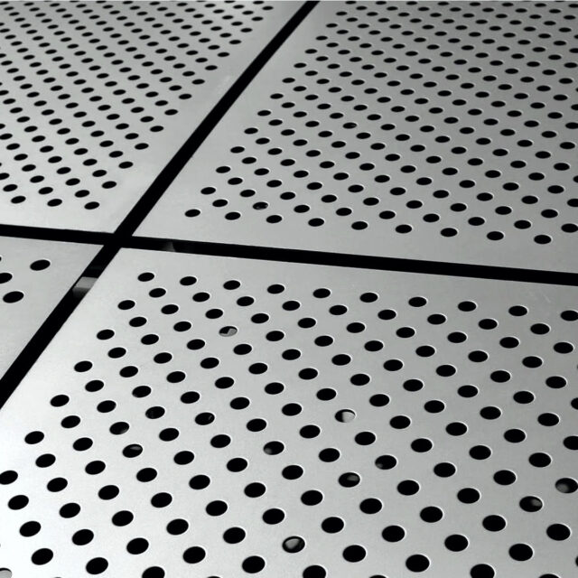 Expanded and perforated metals