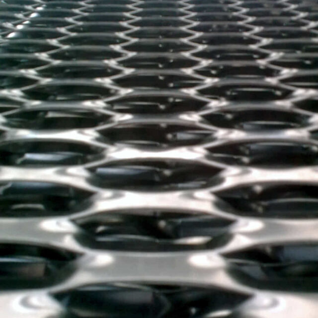 Expanded and perforated metals