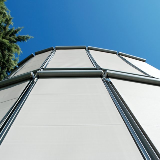 Private villas curtains