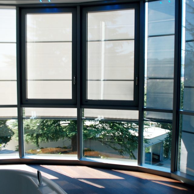 Private villas curtains