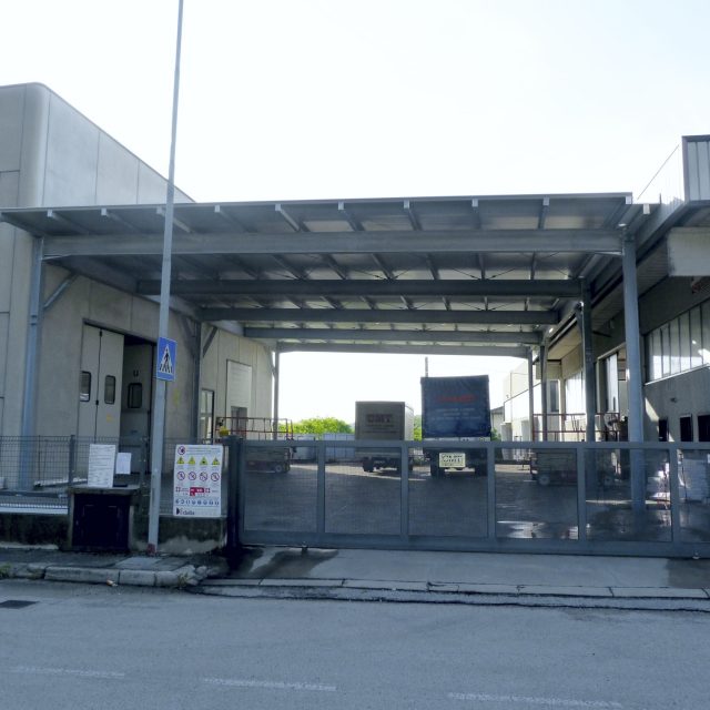 Pensilina in acciaio zincato