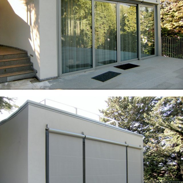 Private villas curtains