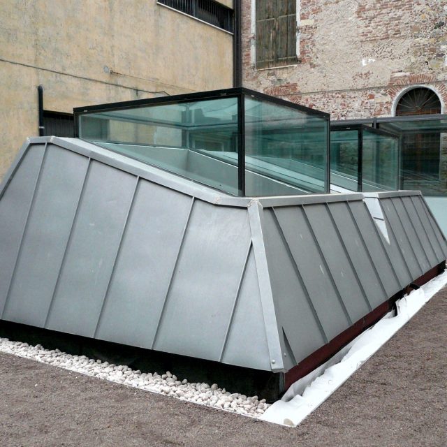 Bassano civic museum roofing
