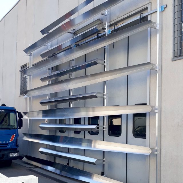 Sunscreen facade