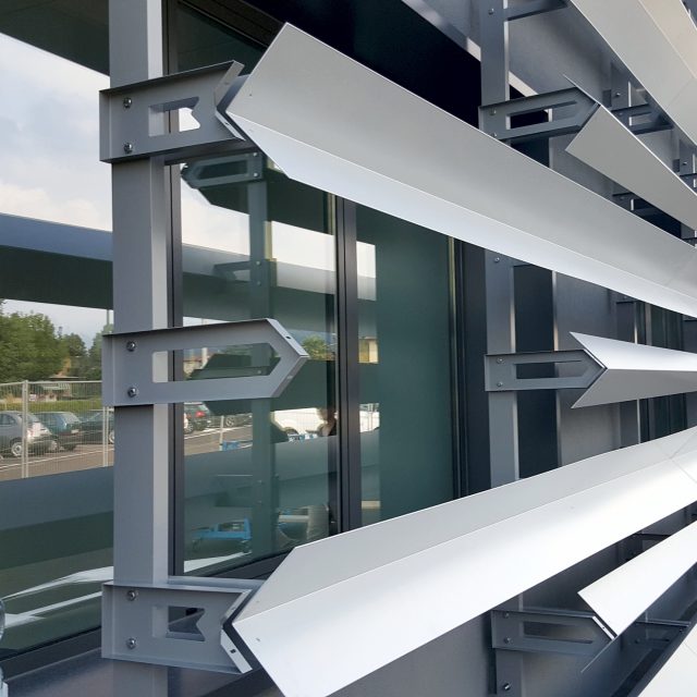Sunscreen facade