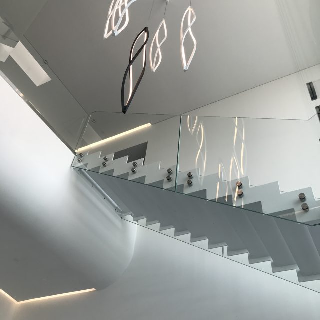 Three-flight staircase
