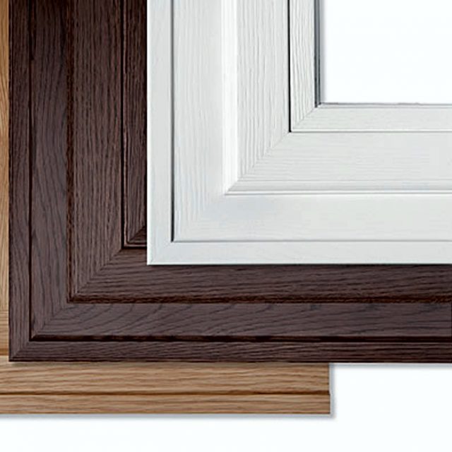Wood-aluminium windows system