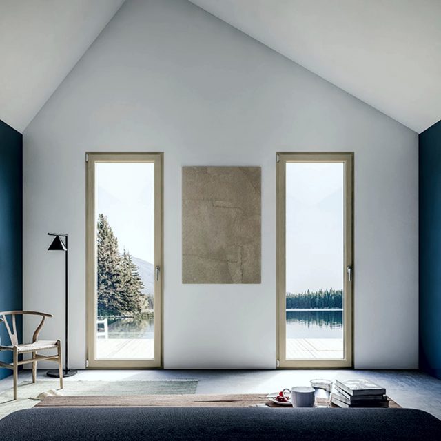 Wood-aluminium windows system