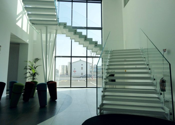 Three-flight staircase